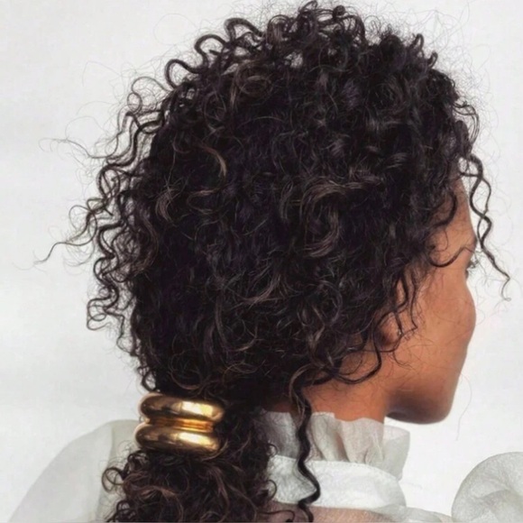 Gold hair tie ✨✨🔥🔥💖💖💖 New One piece New - Picture 3 of 6